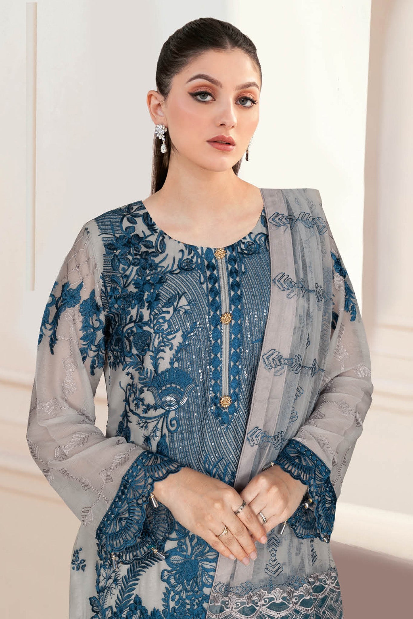 Nayab Ramsha Unstitched 3 Piece Formals Vol-05 Collection'2025-N-504