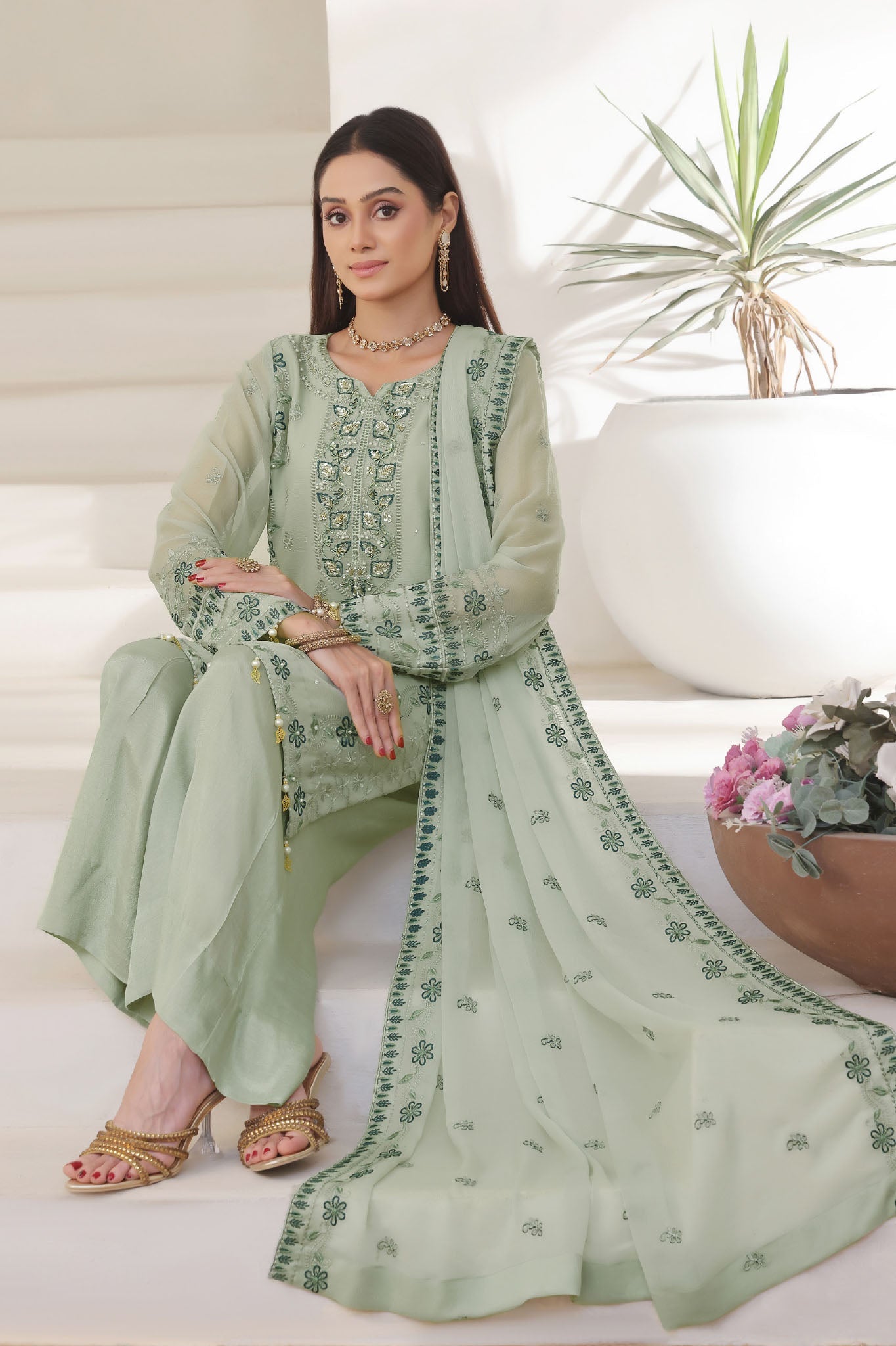 Nurin By Soghat Unstitched 3 Piece Luxury Chiffon Collection'2025-NURIN-04