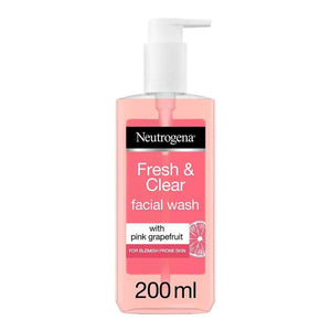 Neutrogena Facial Wash Fresh & Clear With Pink Grapefruit Pump 200M (Co) - My Store