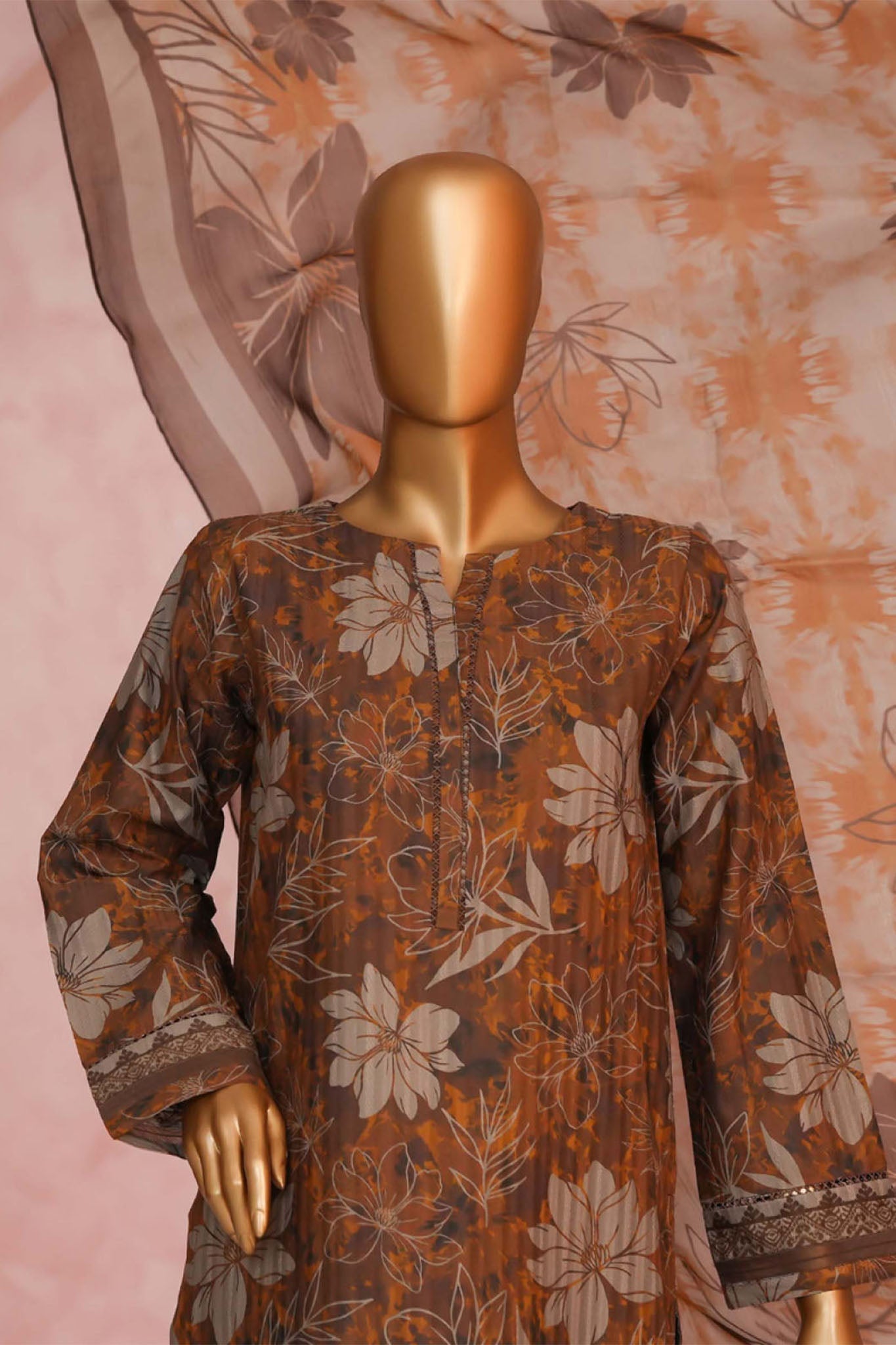 Enchant By HZ Stitched 3 Piece Linnokara Prints Collection'2025-PLK-548