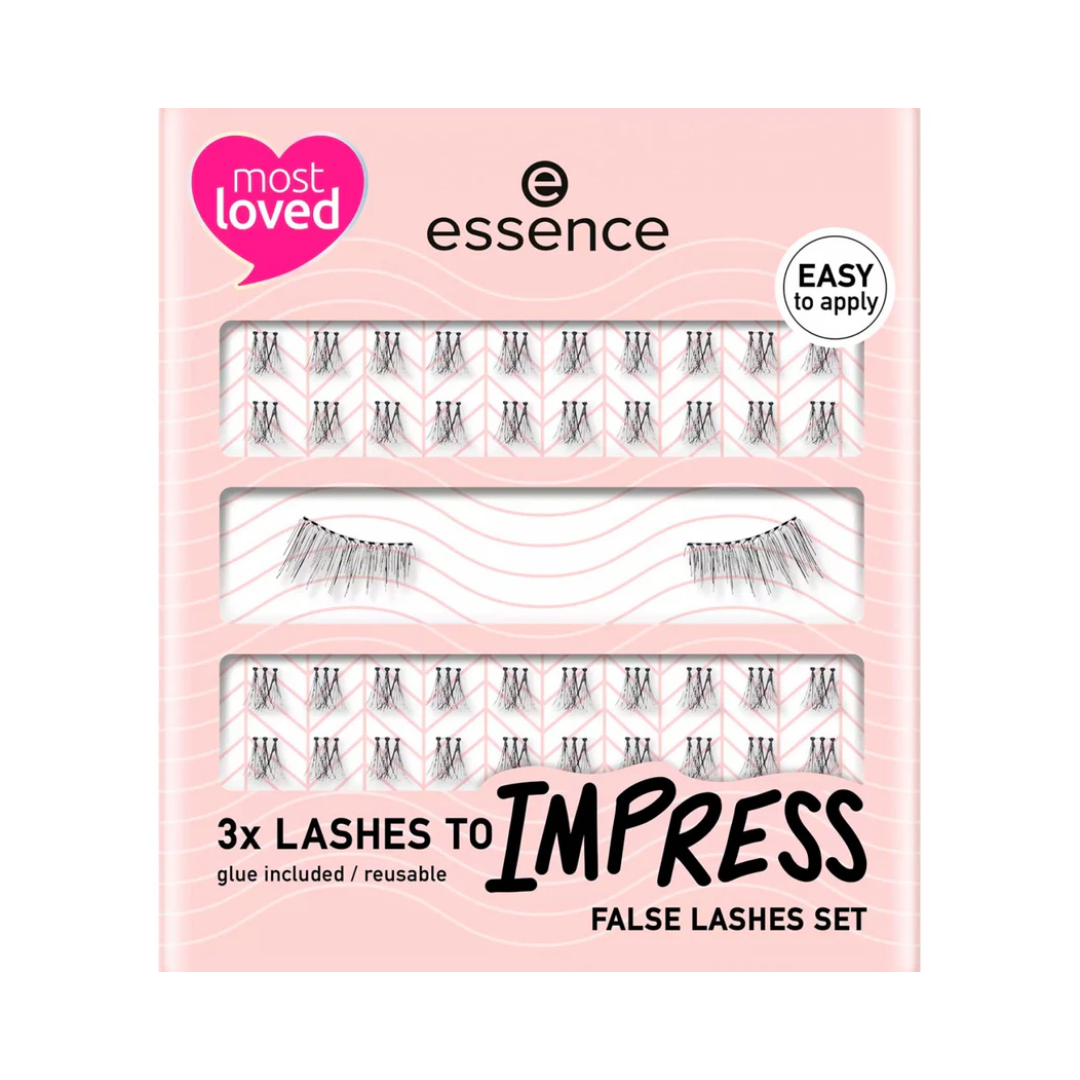 Essence Lashes To Impress False 3X Lashes Set 01