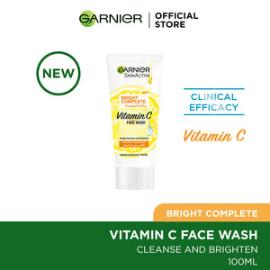 Garnier Bright Complete Fairness Face Wash 100ml - Snapcart.pk