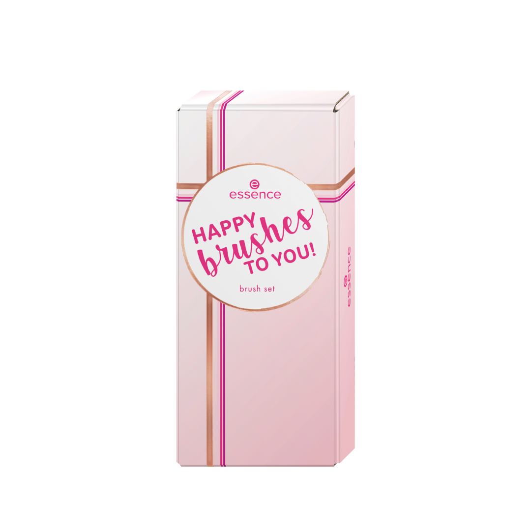 Essence Pinselset Happy 6 Piecs Brushes Set & Tweezers