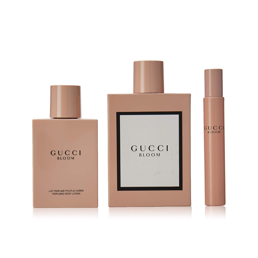 Gucci Bloom Women Gift Set EDP 100Ml+EDP 7.4Ml+Body Lotion 100Ml