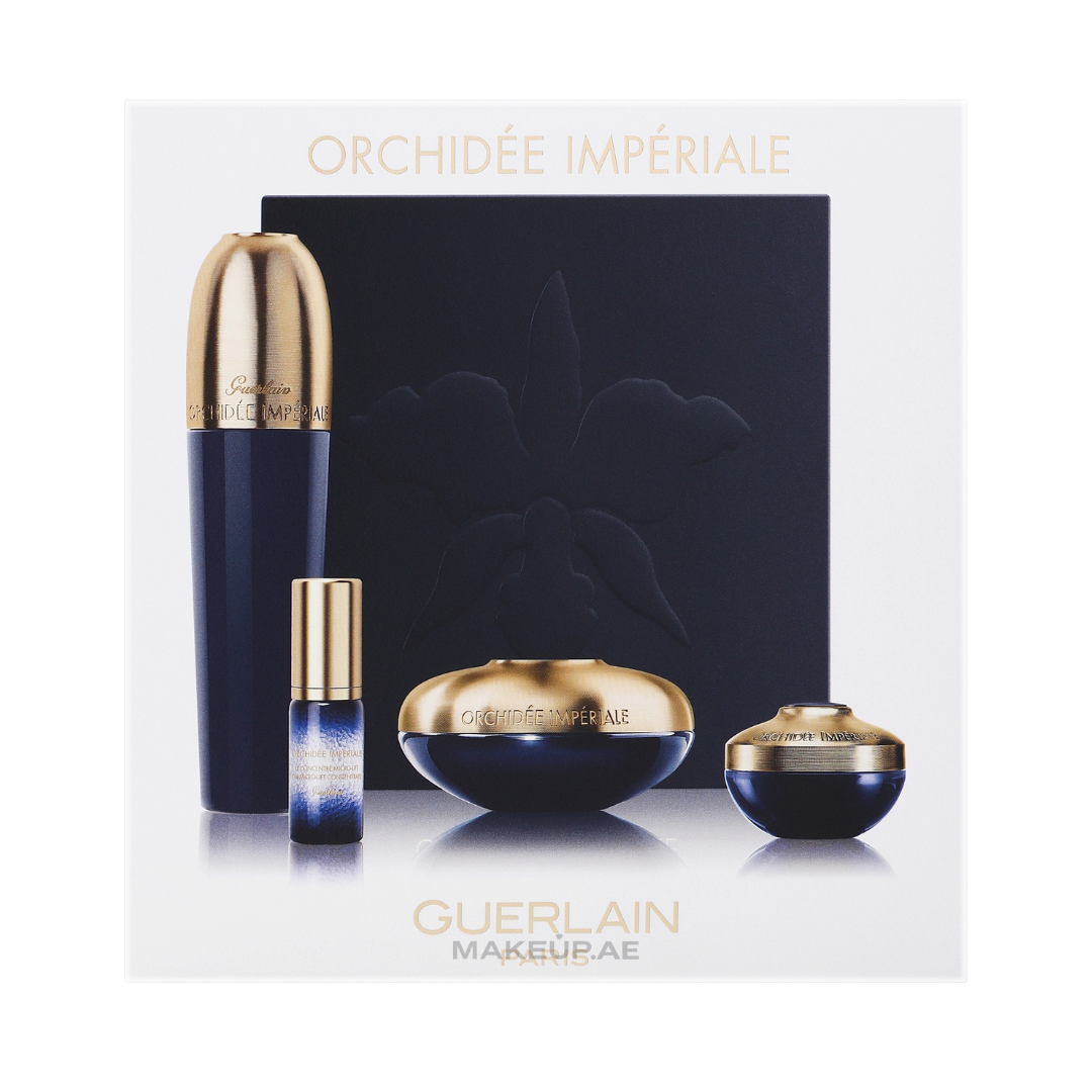 Guerlain Abeille Royale Set Cream 7Ml+Night Cream 5Ml+Eye Cream 3Ml+Lotion 15Ml+Serum 8X0.6Ml+Pouch