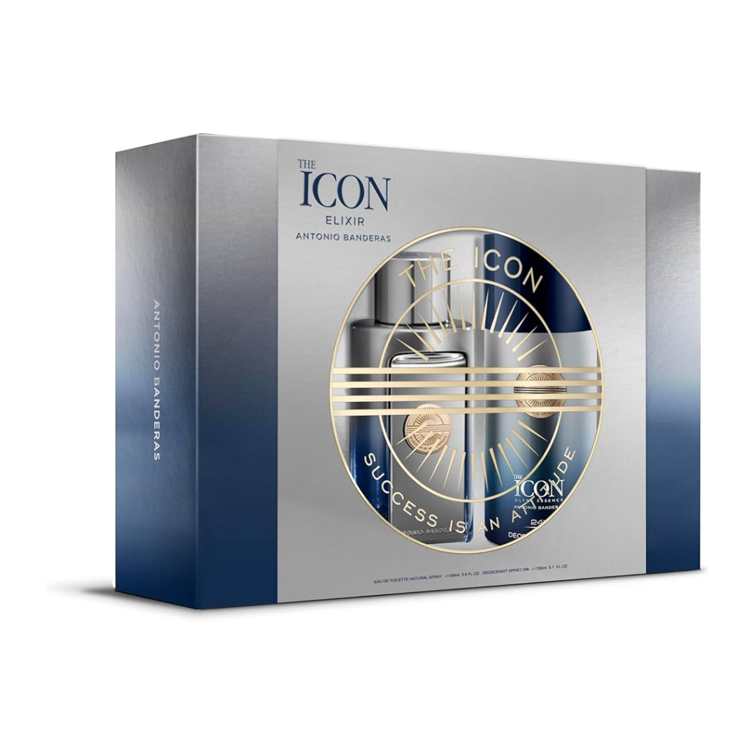 Antonio Banderas The Icon Elixir For Men Edp 100Ml+ Deo Spray150Ml