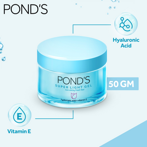 Ponds Super Light Gel Hydrated Dewy Skin 50g - Snapcart.pk