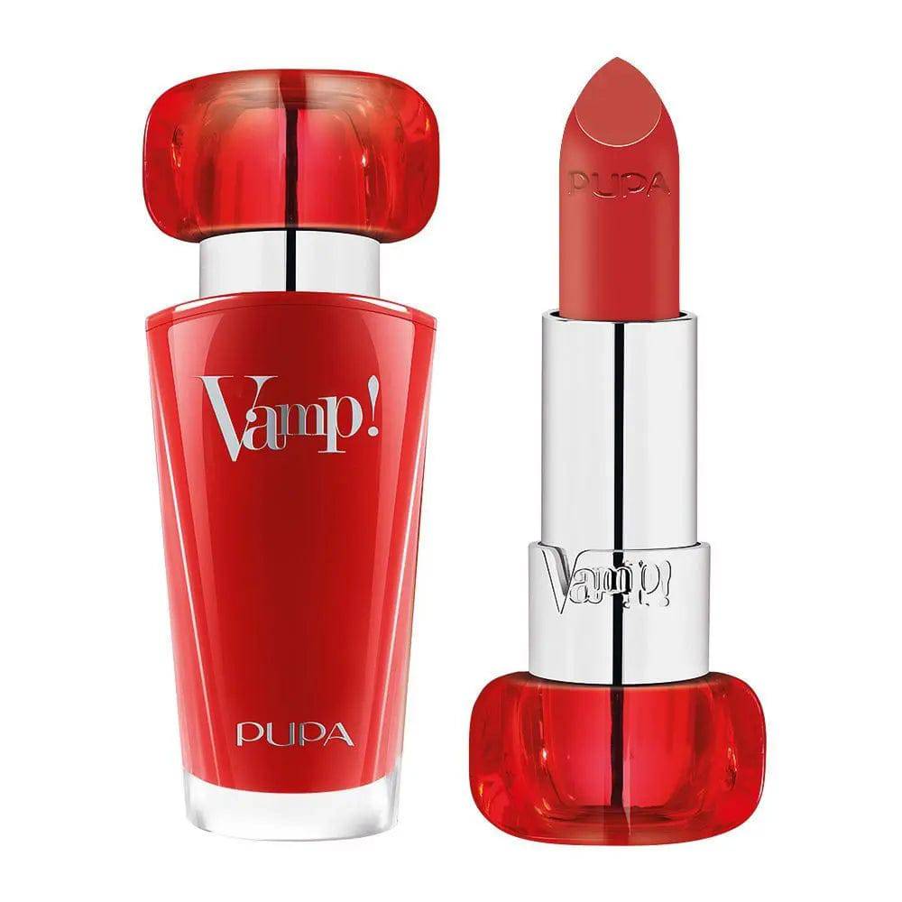 Pupa Milano - Vamp! Extreme Colour Lipstick With Plumping Treatment Red Flame - My Store