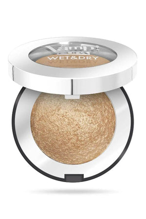 Pupa Milano - Vamp! Wet & Dry Luminous Effect Dual Use Eye Shadow - Precious Gold