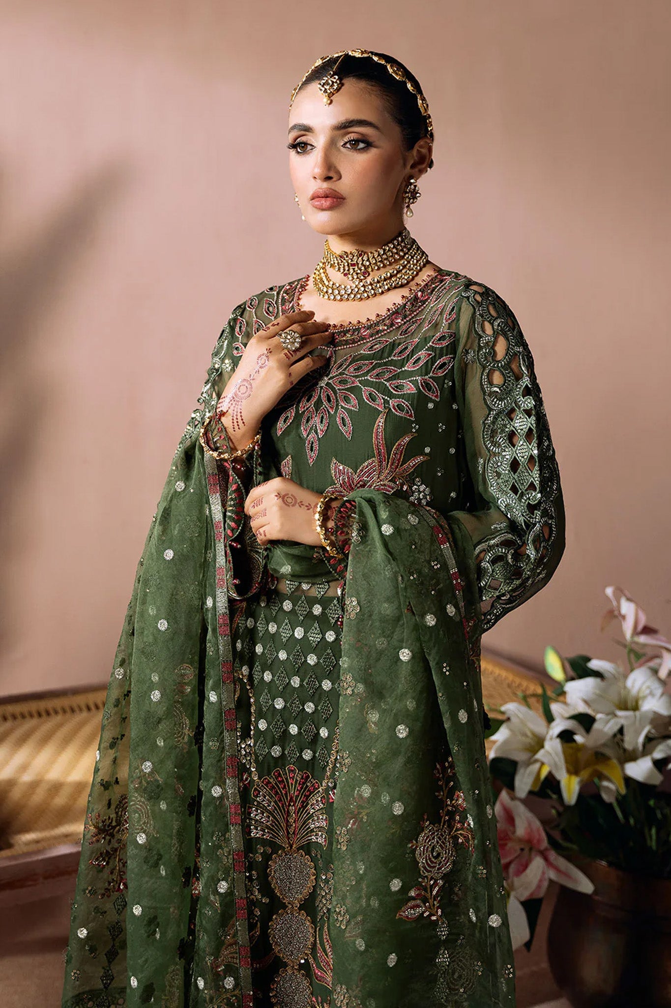 Dastak by Ramsha Unstitched 3 Piece Luxury Chiffon Vol-02 Collection'2025-Q-201