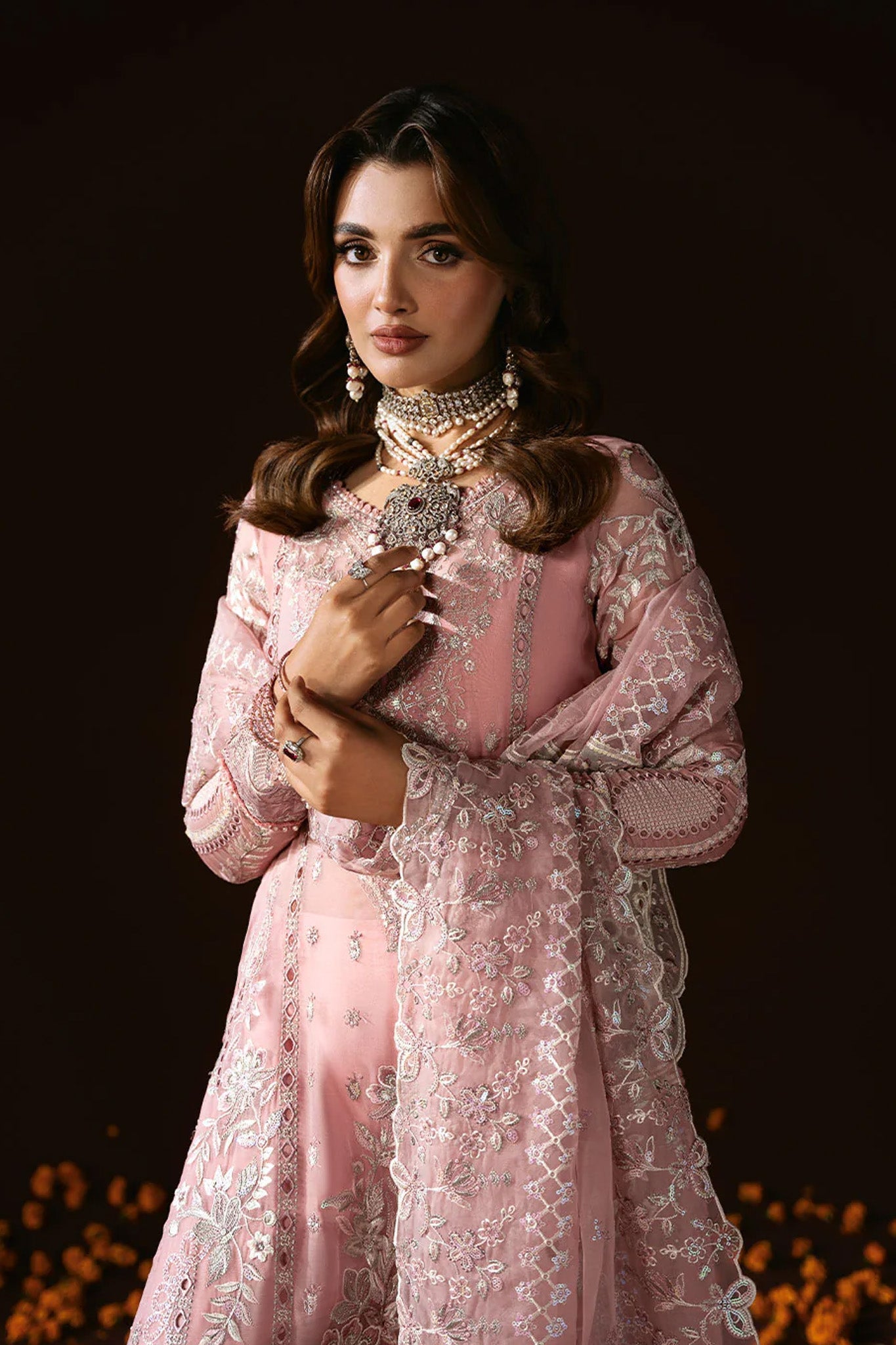 Dastak by Ramsha Unstitched 3 Piece Luxury Chiffon Vol-02 Collection'2025-Q-202