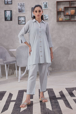 Ochre Clothing Cotton Yarn Women's 2 Pc Suit