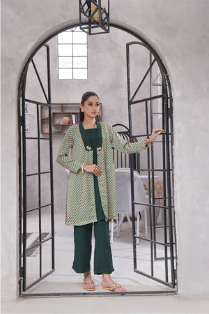 Ochre Clothing Women's Casual -Printed Georgette 2 Pc Suit-SOWC-09B