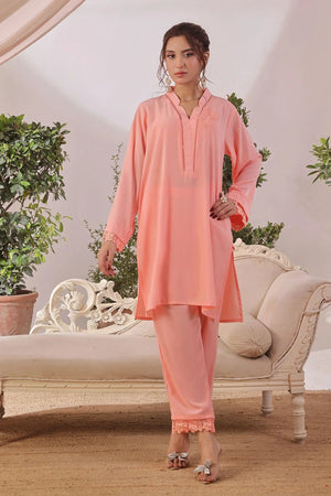 Ochre Clothing Women's Casual -Silk 2 Pc Suit-SOLS-09B