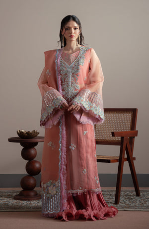 Elvin By Fabiha Fatima Unstitched 3 Piece Formals Collection'2025-Roselle