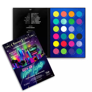 Rude Cosmetics - City of Neon Lights - 24 Vibrant Pigment & Eyeshadow Palette - My Store
