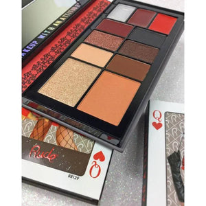Rude Cosmetics - Face Card Palette - Queen of Hearts - My Store