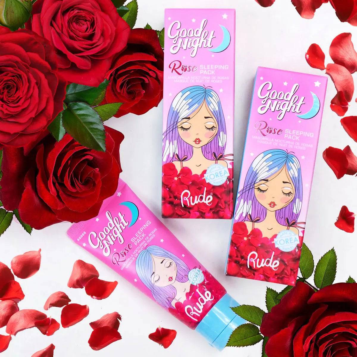 Rude Cosmetics - Good Night Rose Sleeping Pack - My Store