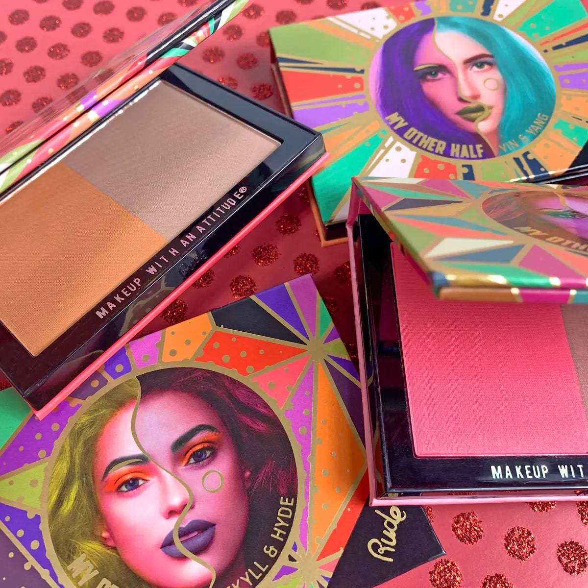 Rude Cosmetics - My Other Half Duo Shade Face Palette - My Store