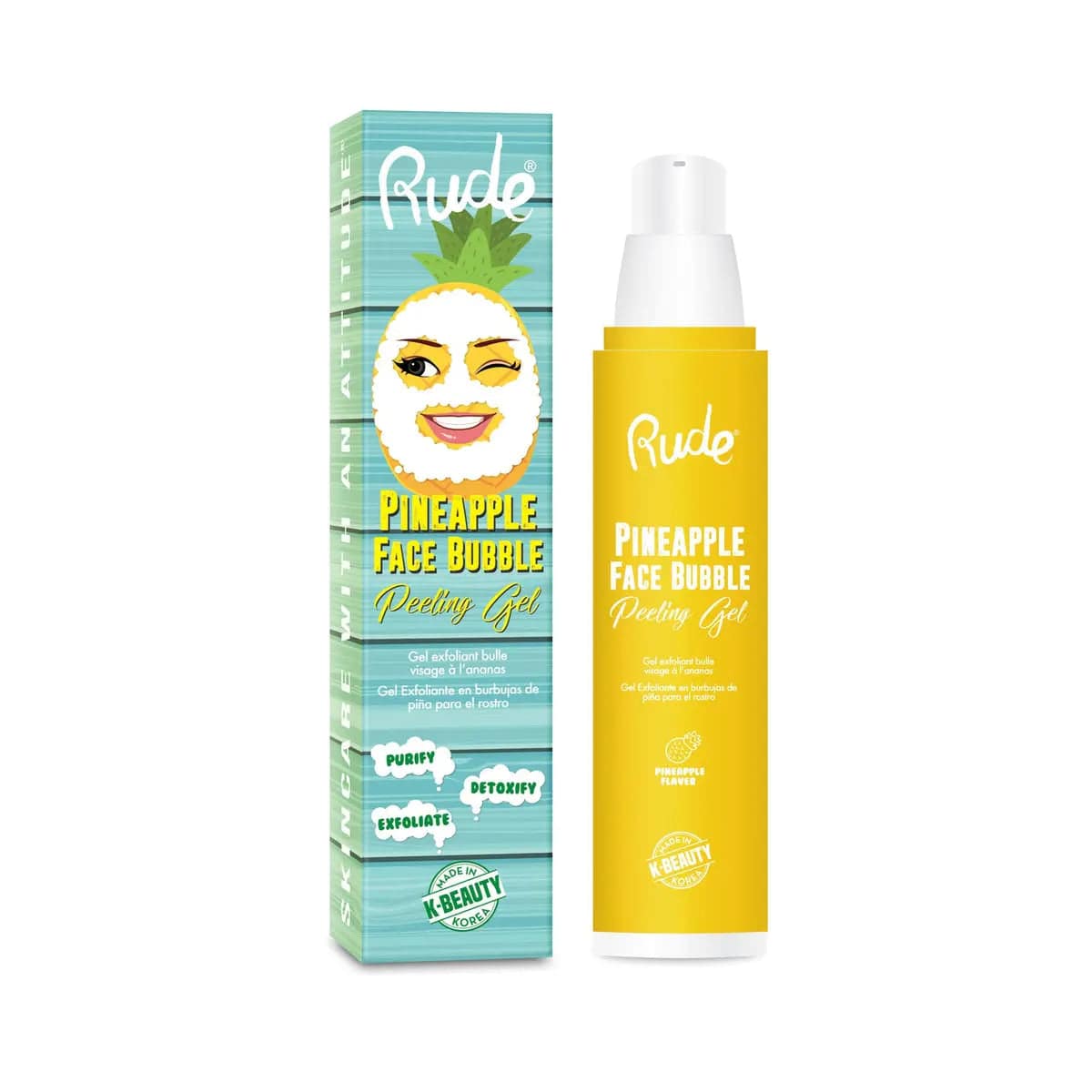 Rude Cosmetics - Pineapple Bubble Peeling Gel - My Store