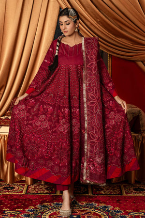 Aayra Stitched Summer Collection'2025-AY501 - Cherry Garden 3Pc