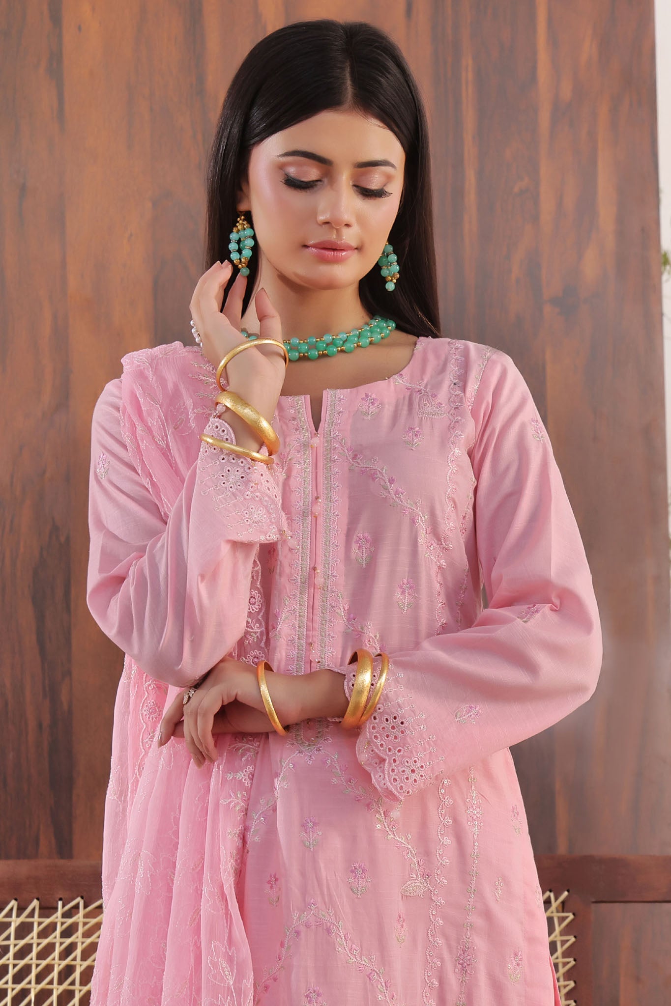 Anaya By Soghat Unstitched 3 Piece Emb Chikankari Collection'2025-SEC-03