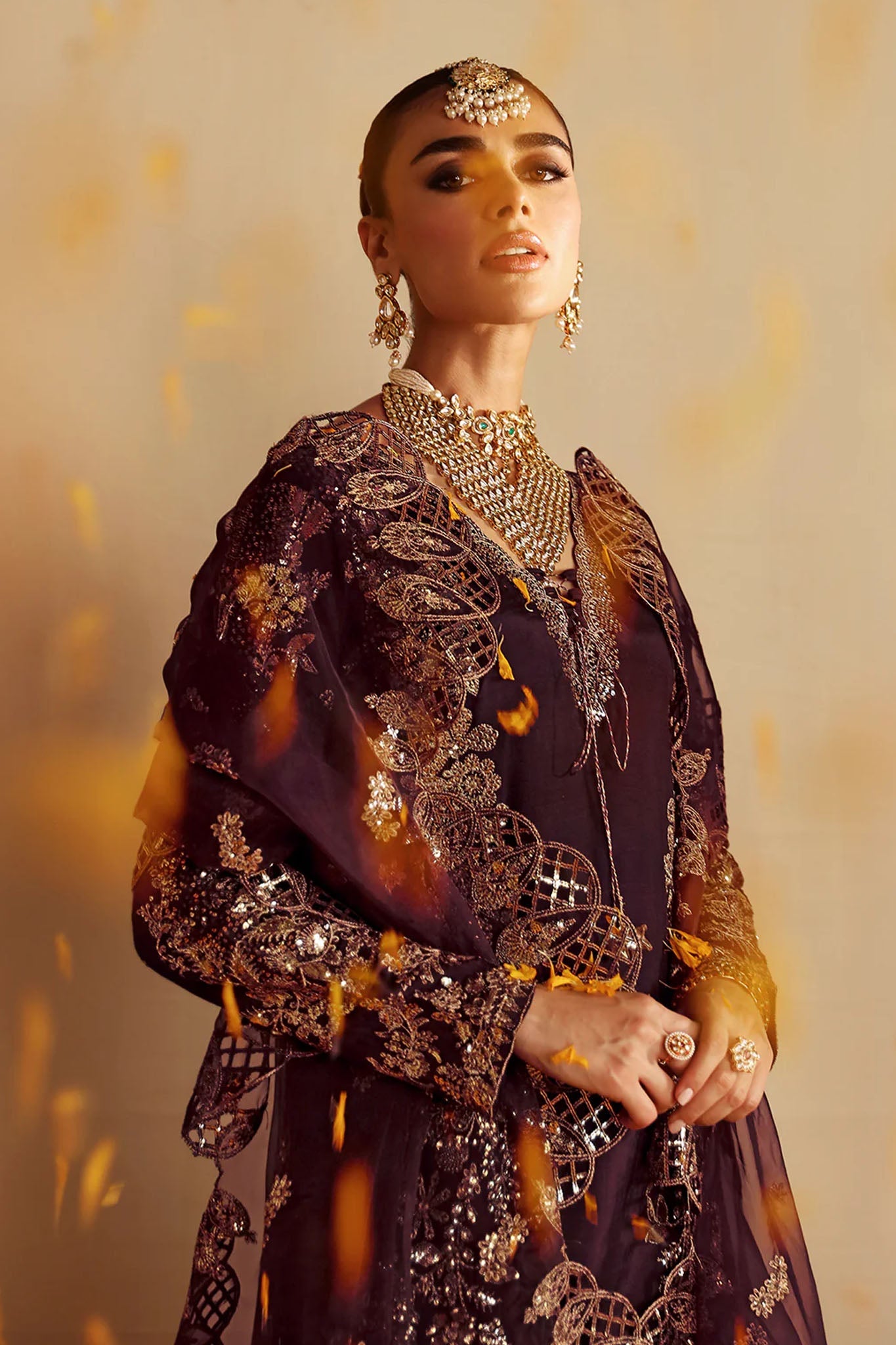 Shagna by Ramsha Unstitched 3 Piece Premium Raw Silk Collection'2025-S-06-Khusbhu