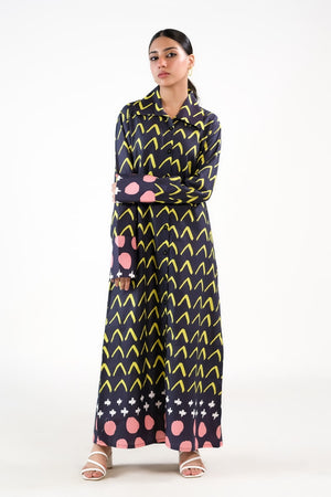 Sprinkles Stitched 1 Piece Summer Shirts Women Collection'2025-Neon Popart/ Neon Cyber - Cambric