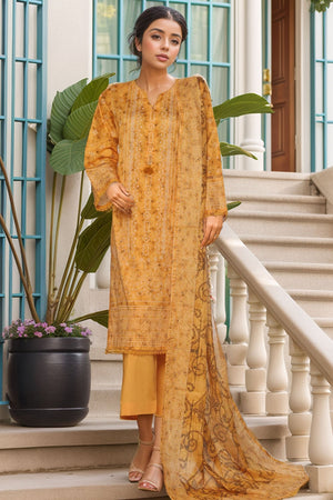 Sada Bahar Stitched 3 Piece Printed Lawn Vol-03 Collection'2025-PR-2740-Yellow