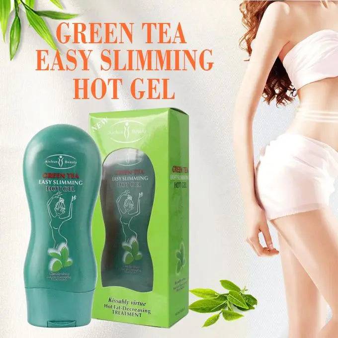 Sajiero Aichun Beauty Kissably Virtue Green tea Hot Slimming Cream 250ml - My Store