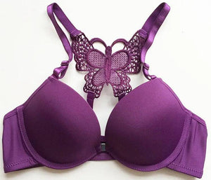 Sajiero Butterfly - Fun Night Padded Bra and Panty Set - My Store
