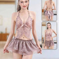 Sajiero Butterfly Transparent Cami set - My Store