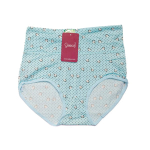 Sajiero Daisy Printed Brief Cotton Panty - My Store