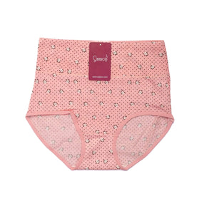 Sajiero Daisy Printed Brief Cotton Panty - My Store