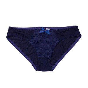 Sajiero Floral Embroidery Bella Padded Bra and Panty Set - My Store