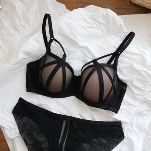 Sajiero French Super Padded Bra and Panty Set - My Store