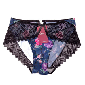 Sajiero Funky Printed Net Panty - My Store