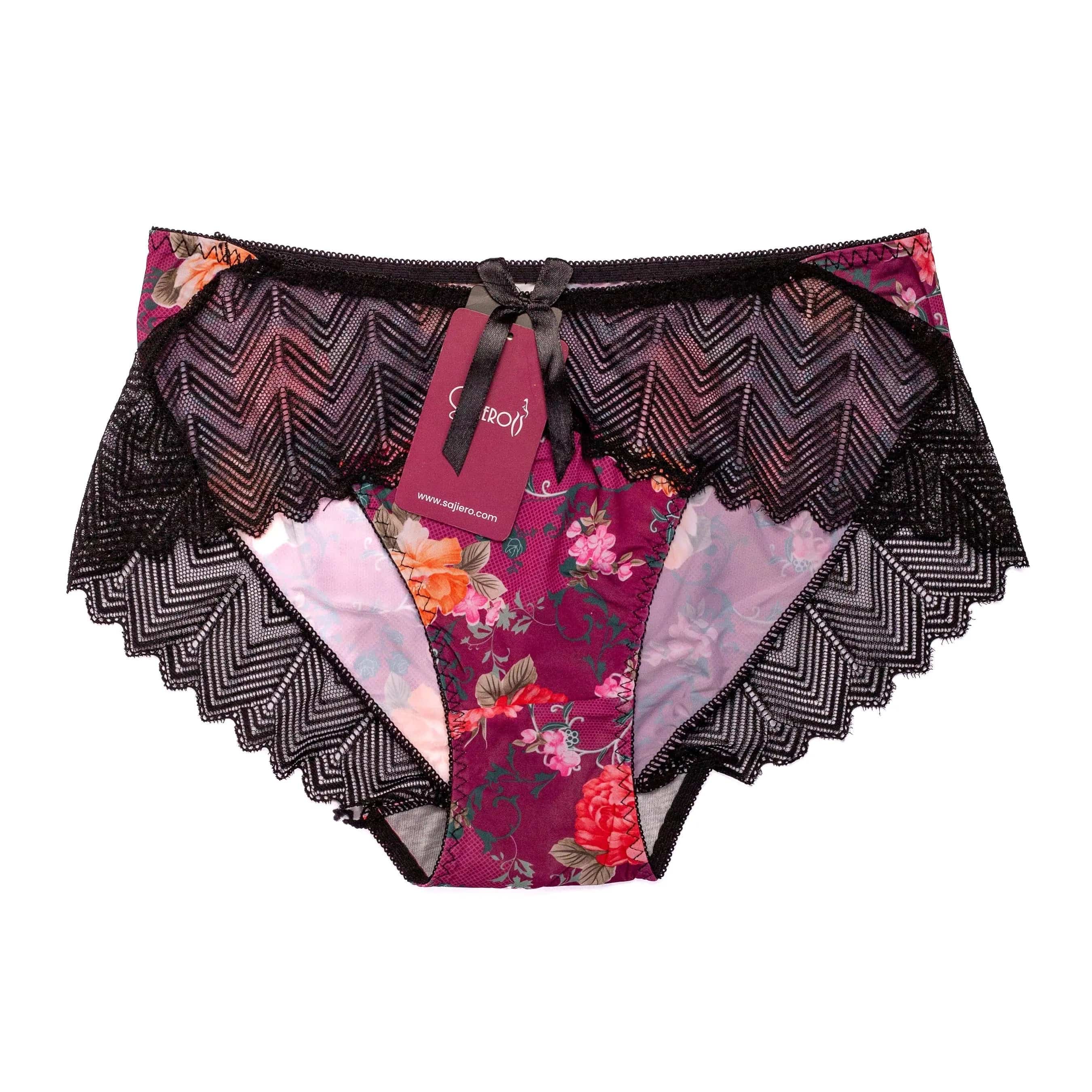 Sajiero Funky Printed Net Panty - My Store