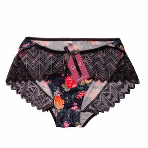 Sajiero Funky Printed Net Panty - My Store
