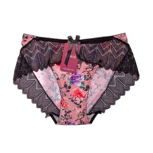 Sajiero Funky Printed Net Panty - My Store