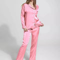 Sajiero Galaxy Pajama Suit Bean Pink - My Store