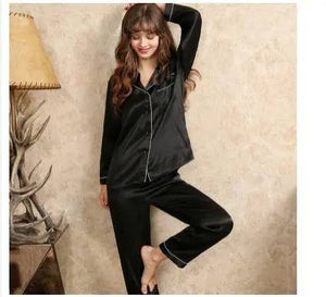 Sajiero Galaxy Pajama Suit Black - My Store