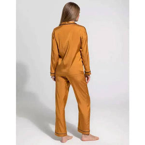 Sajiero Galaxy Pajama Suit Camel Brown - My Store