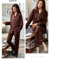 Sajiero Galaxy Pajama Suit Dark Brown - My Store