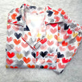 Sajiero Galaxy Pajama Suit Printed Multi Hearts - My Store