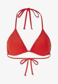 Sajiero Heat Red Padded String Ribbed Bikini - My Store
