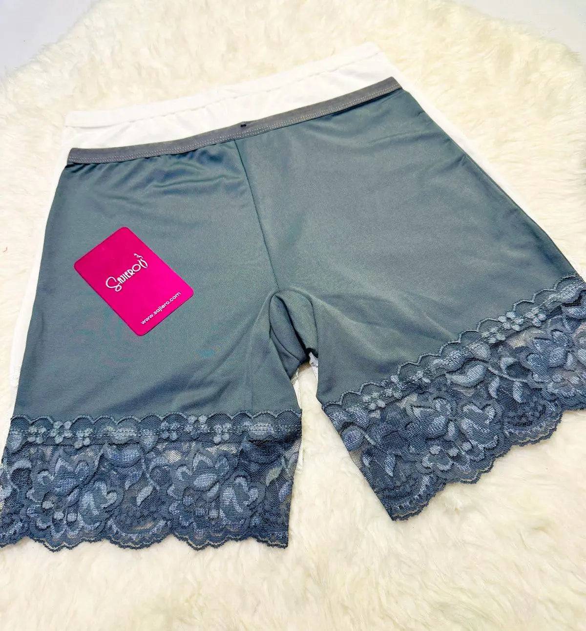 Sajiero Lacy Jersey Cotton Boxer Panty - My Store