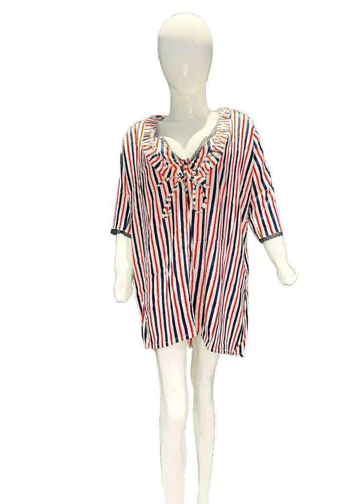 Sajiero Love Night Printed 2pcs Nightgown Set - My Store