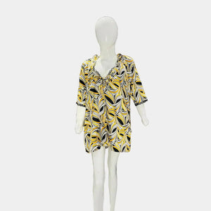 Sajiero Love Night Printed 2pcs Nightgown Set - My Store