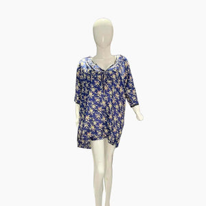 Sajiero Love Night Printed 2pcs Nightgown Set - My Store